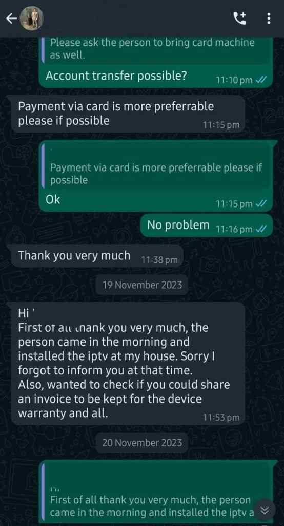 What Our Customers Are Saying about IPTV Bahrain